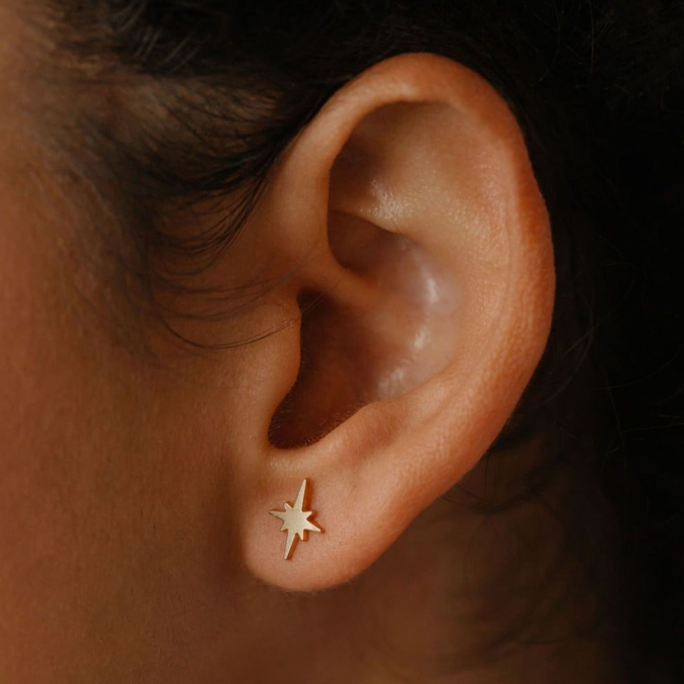 North star deals earrings gold