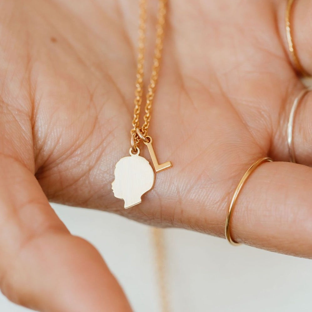 Kids Silhouette Necklace